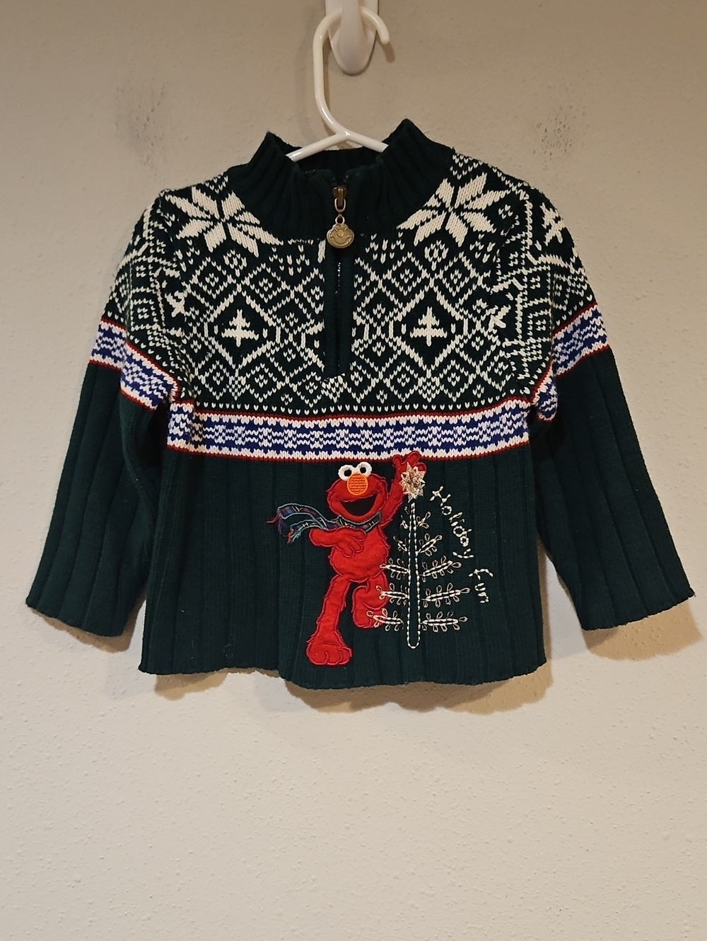Vintage Sesame Street Chrismtas Sweater